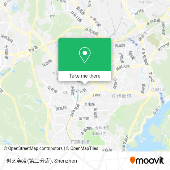 创艺美发(第二分店) map