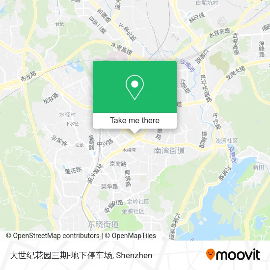 大世纪花园三期-地下停车场 map