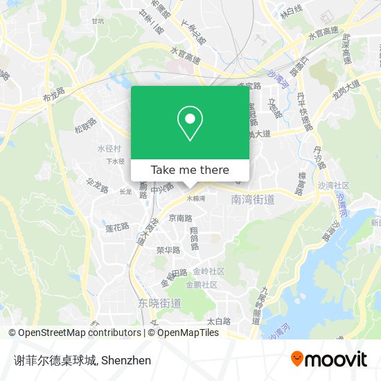 谢菲尔德桌球城 map