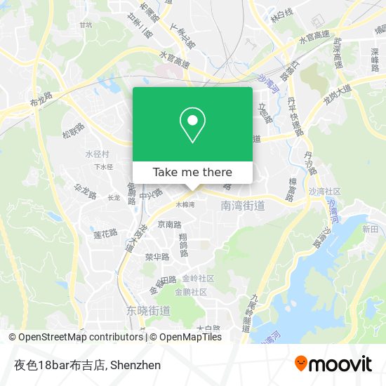 夜色18bar布吉店 map