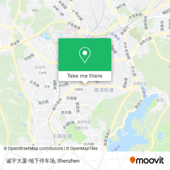 诚宇大厦-地下停车场 map