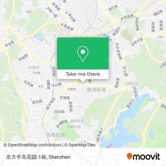 东方半岛花园-1栋 map