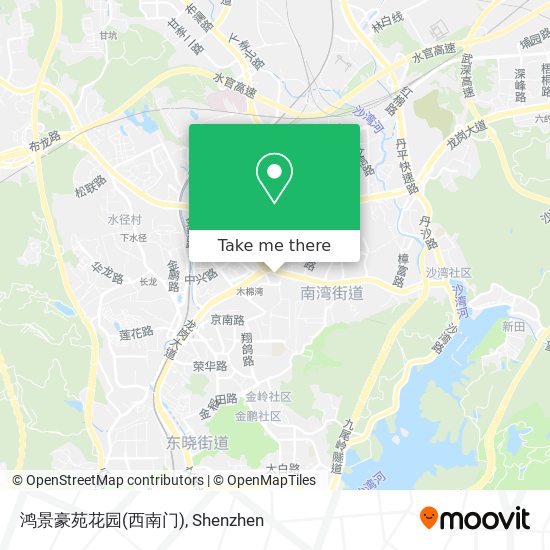 鸿景豪苑花园(西南门) map