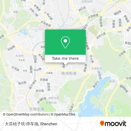 大芬桔子坑-停车场 map