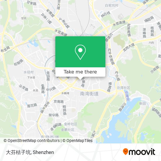 大芬桔子坑 map
