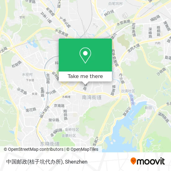 中国邮政(桔子坑代办所) map