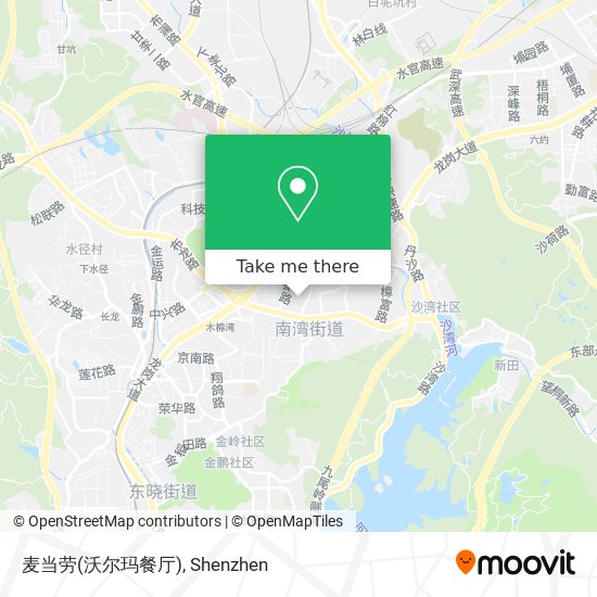 麦当劳(沃尔玛餐厅) map