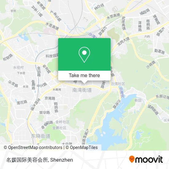 名媛国际美容会所 map