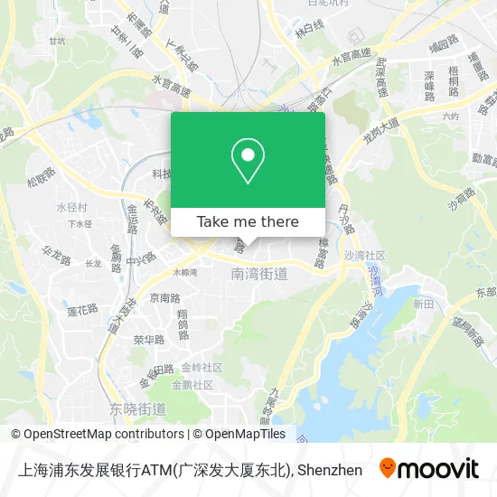 上海浦东发展银行ATM(广深发大厦东北) map