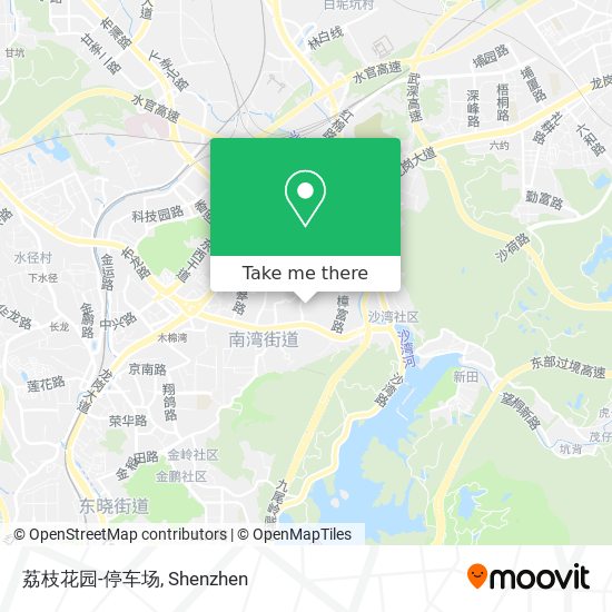 荔枝花园-停车场 map