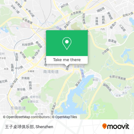 王子桌球俱乐部 map