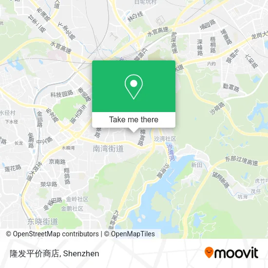 隆发平价商店 map