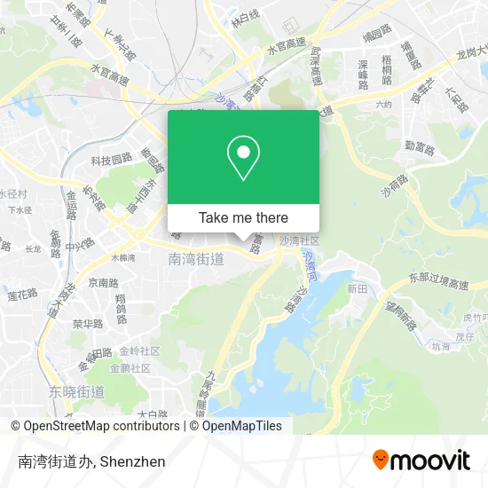 南湾街道办 map