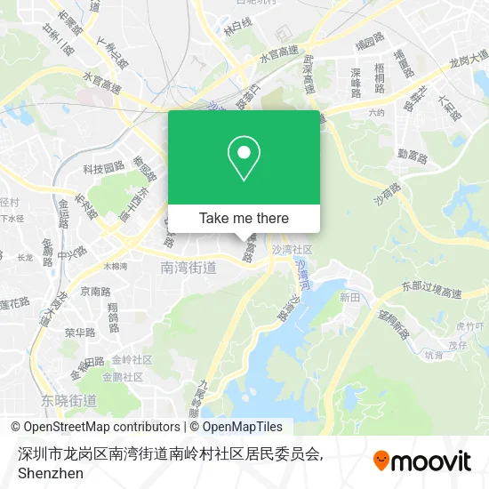 深圳市龙岗区南湾街道南岭村社区居民委员会 map
