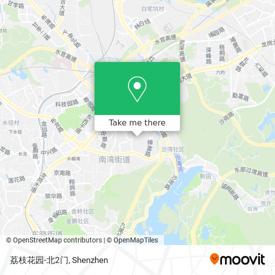 荔枝花园-北2门 map