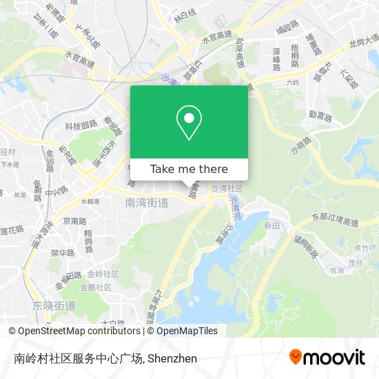 南岭村社区服务中心广场 map