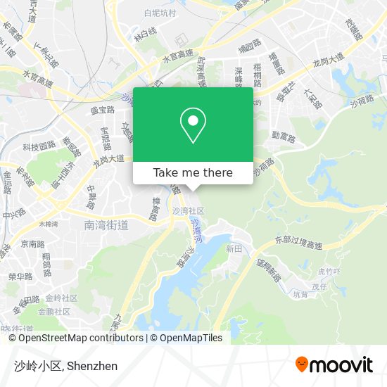 沙岭小区 map