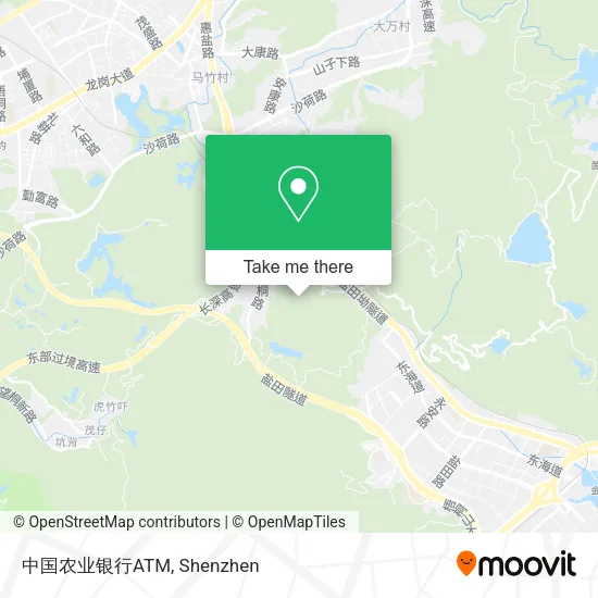 中国农业银行ATM map