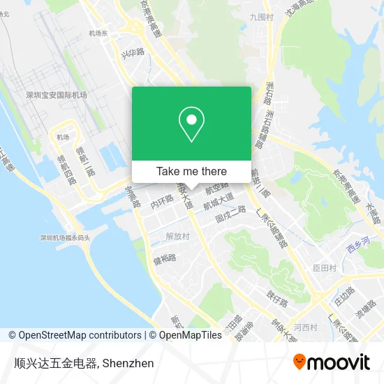 顺兴达五金电器 map