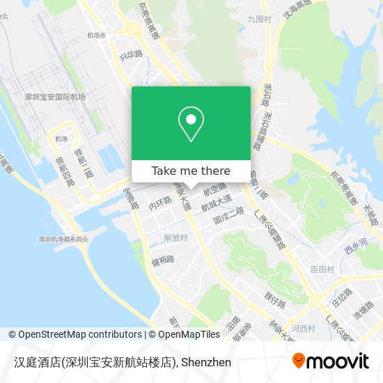 汉庭酒店(深圳宝安新航站楼店) map