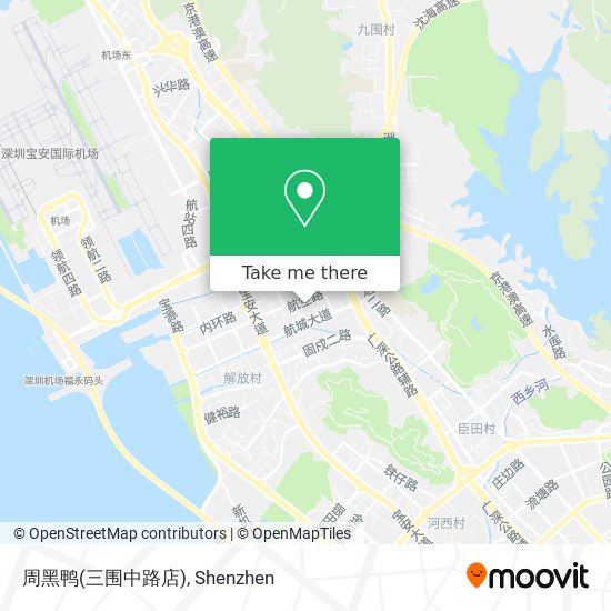周黑鸭(三围中路店) map