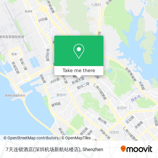 7天连锁酒店(深圳机场新航站楼店) map