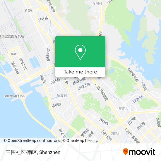三围社区-南区 map