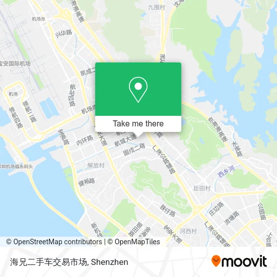 海兄二手车交易市场 map