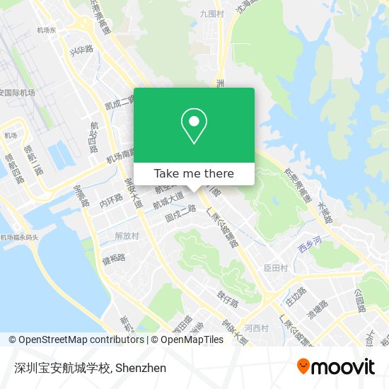 深圳宝安航城学校 map