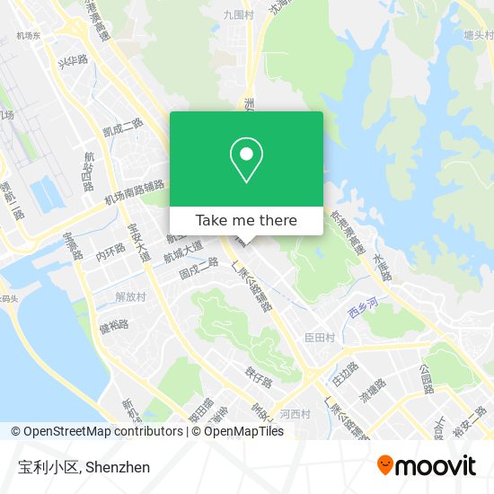 宝利小区 map