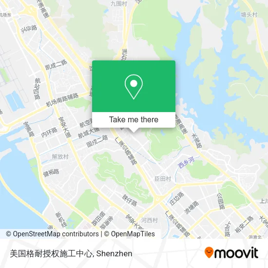 美国格耐授权施工中心 map
