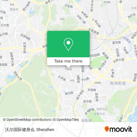 沃尔国际健身会 map
