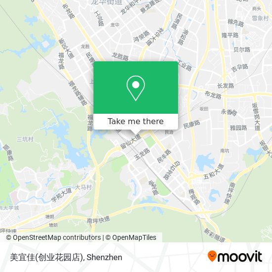 美宜佳(创业花园店) map