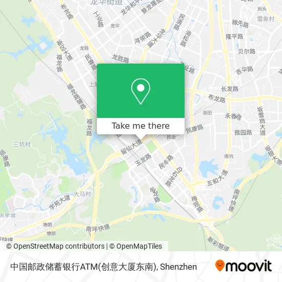 中国邮政储蓄银行ATM(创意大厦东南) map