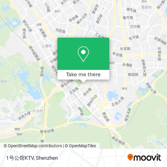 1号公馆KTV map