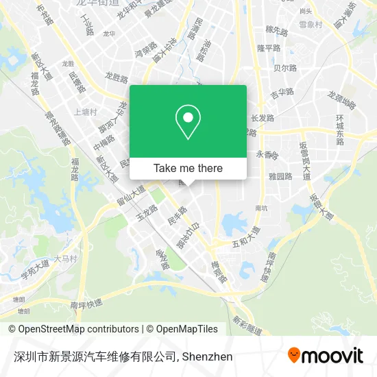 深圳市新景源汽车维修有限公司 map