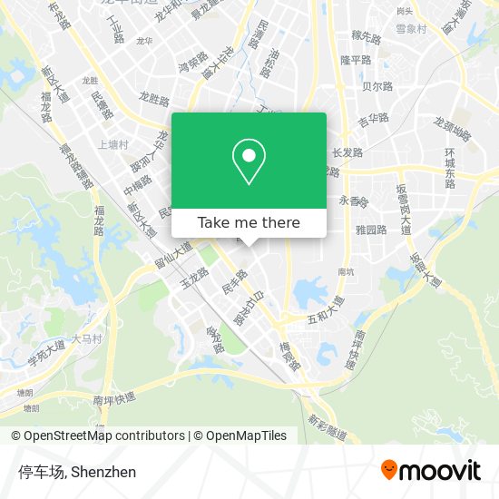 停车场 map