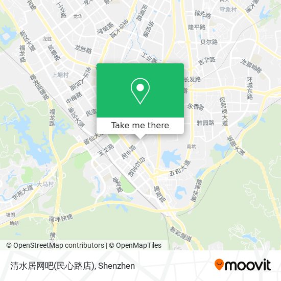 清水居网吧(民心路店) map