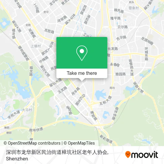 深圳市龙华新区民治街道樟坑社区老年人协会 map