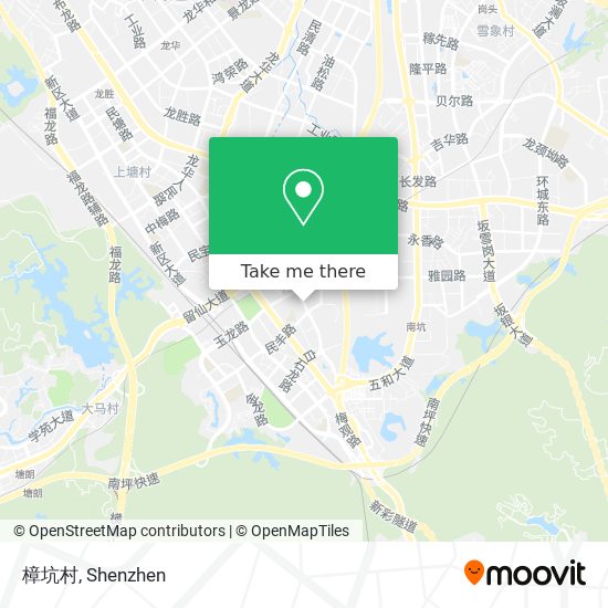 樟坑村 map