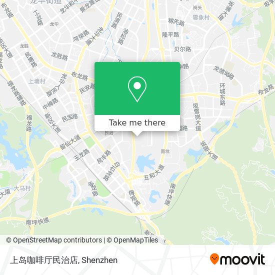 上岛咖啡厅民治店 map