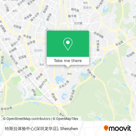 特斯拉体验中心(深圳龙华店) map