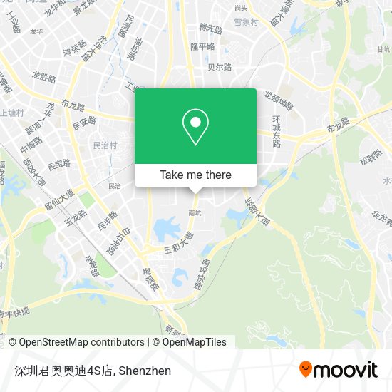 深圳君奥奥迪4S店 map
