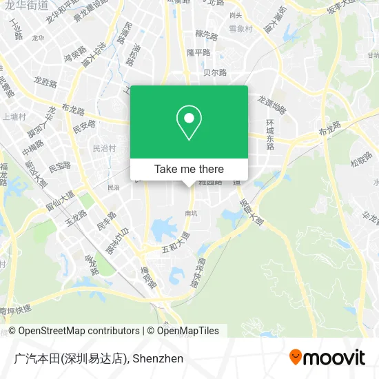 广汽本田(深圳易达店) map