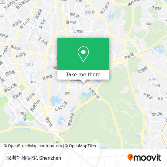 深圳轩雅宾馆 map