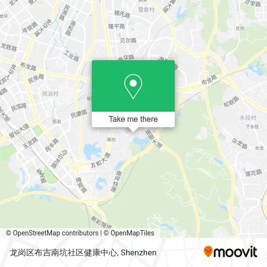 龙岗区布吉南坑社区健康中心 map