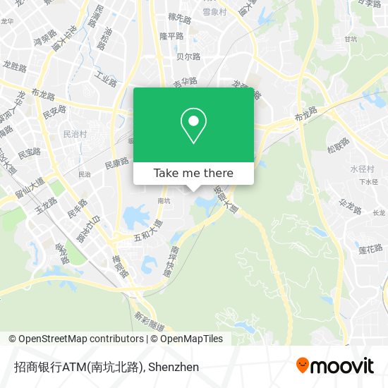 招商银行ATM(南坑北路) map
