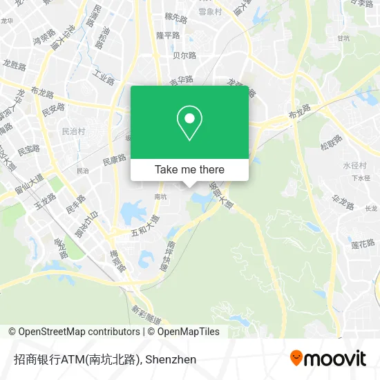 招商银行ATM(南坑北路) map