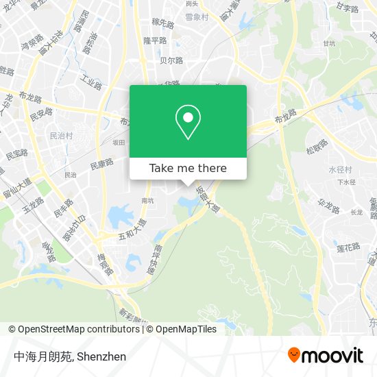 中海月朗苑 map