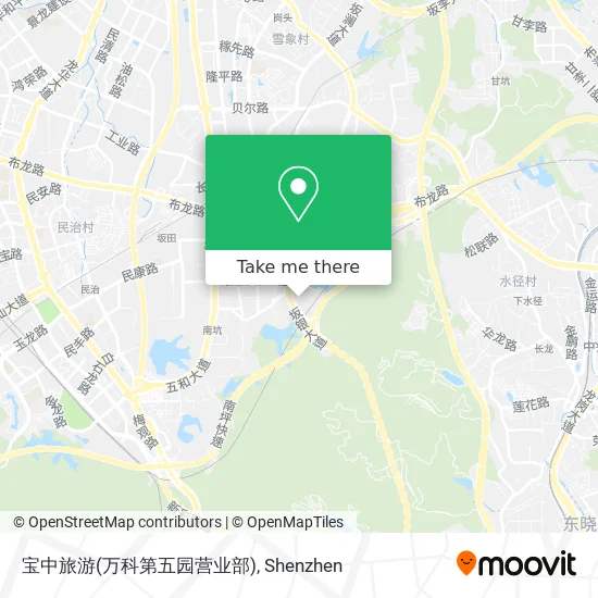 宝中旅游(万科第五园营业部) map